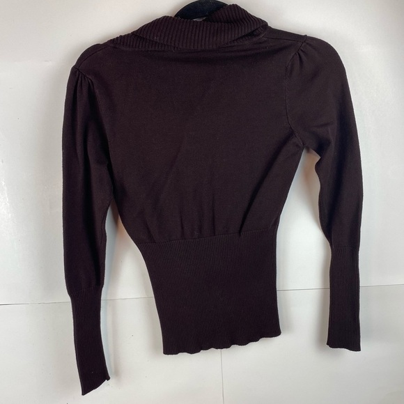 Women’s Hooked Up by IoT juniors cowl neck sweater - Picture 3 of 8